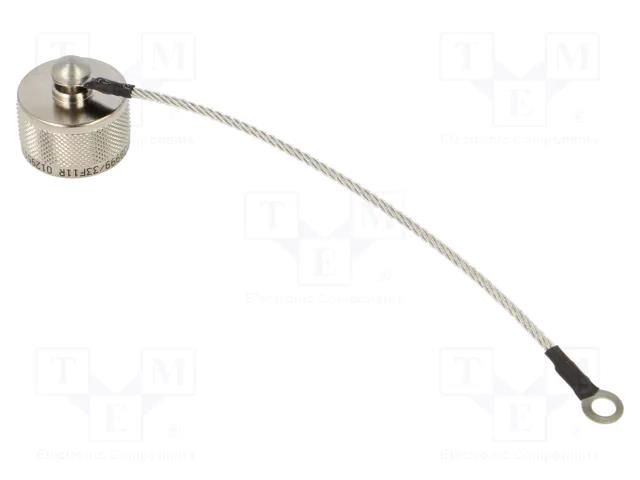 Protection cover; MIL-DTL-38999 Series III; size 11; silver AMPHENOL AIR D38999/33F11R