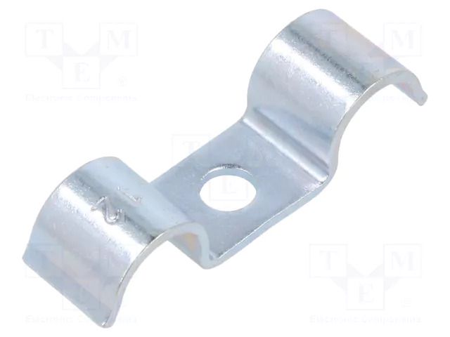Screw mounted clamp; ØBundle : 12mm; Ømount.hole: 6mm; W: 14mm OBO BETTERMANN OBO-1009469
