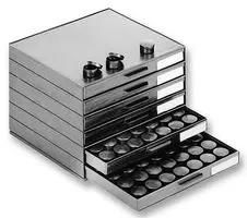 CABINET, 6DRAWER, BLACK, ESD 252 CONT A1-1 SMD