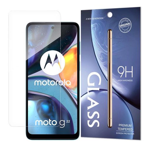 Tempered Glass 9H screen protector for Motorola Moto G22 (packaging - envelope), Hurtel 5907769341250 5907769341250