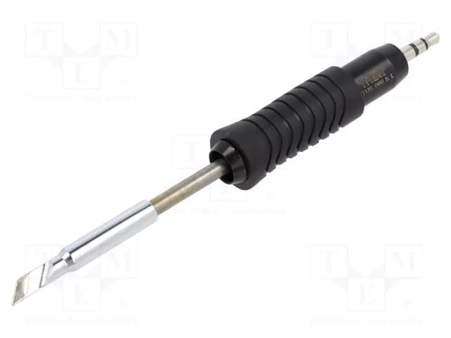 Tip; knife; 6mm; for  soldering iron; 150W WELLER WEL.RTUS-060KLMS
