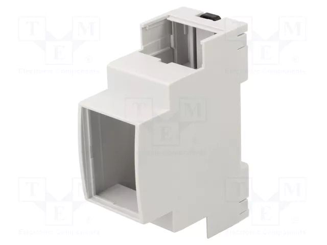 Enclosure: for DIN rail mounting; Y: 90mm; X: 36mm; Z: 67mm; grey KRADEX ZD1002J-PC/ABS-V0