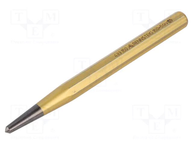 Centre punch; L: 150mm; Spanner: 12mm; Ø: 5mm RENNSTEIG REN.4331500
