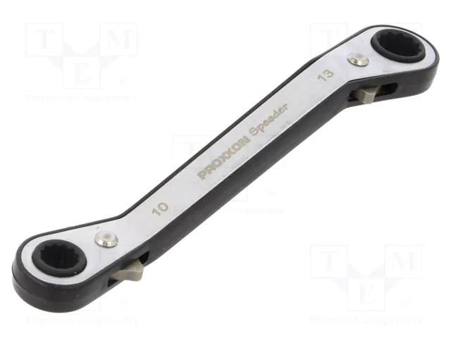 Wrench; box,with ratchet; 10mm,13mm; Speeder PROXXON PR23207