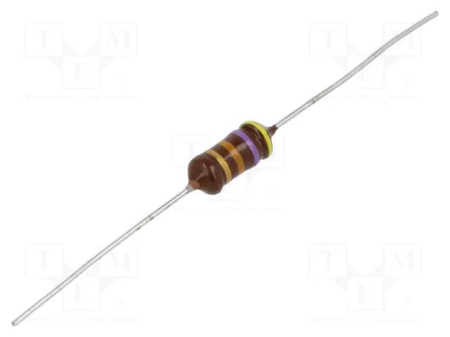 Inductor: ferrite; THT; 470uH; 280mA; 2.5Ω; ±5%; Ø5.2x12mm EPCOS B82144A2474J000