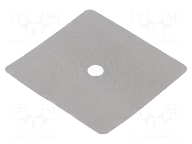 Heat transfer pad: graphite; L: 38mm; W: 36mm; Thk: 0.2mm; 20W/mK PANASONIC EYGS0404ZLMP