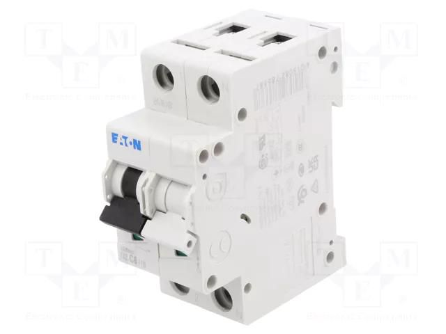 Circuit breaker; 230/400VAC; Inom: 6A; Poles: 1+N; Charact: C; 15kA EATON ELECTRIC FAZ-C6/1N