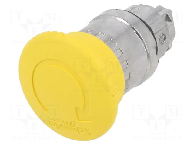 Switch: push-button; 22mm; Stabl.pos: 2; yellow; none; IP66; Pos: 2 SCHNEIDER ELECTRIC ZB4BS55