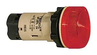 PILOT LIGHT, LED, RED, 22MM, 24V 3PLBR4L-024