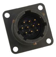 CIRCULAR CONNECTOR, PLUG, SIZE 12, 10 POSITION, BOX PT02E12-10P.