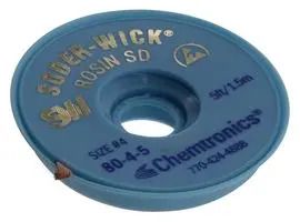 BRAID, DESOLDERING, ROSIN SD, 5FT 80-4-5.