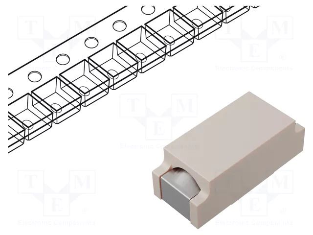 Fuse: fuse; 2.5A; 63VAC; 63VDC; quick blow; 7.4x3.1mm; SMD; OMF 63 SCHURTER 3402.0013.22