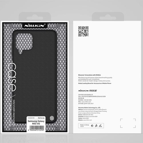 Nillkin Textured Case durable reinforced case with gel frame and nylon back for Samsung Galaxy M53 5G black, Nillkin 6902048246546 6902048246546