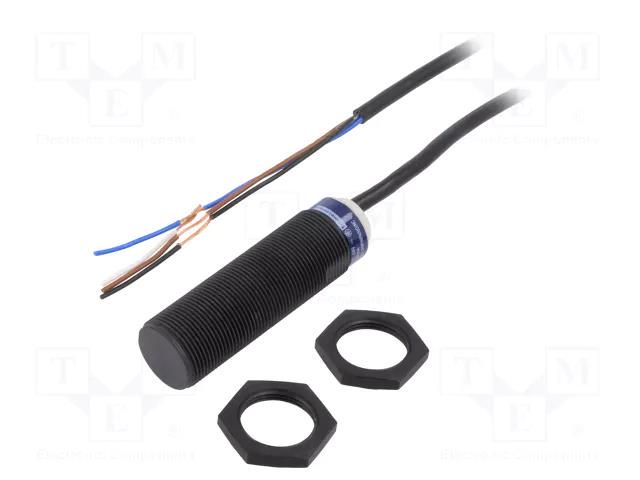 Sensor: inductive; OUT: PNP/NPN NO/NC; 0÷8mm; 10÷36VDC; M18; 5m TELEMECANIQUE SENSORS XS4P18KP340L1