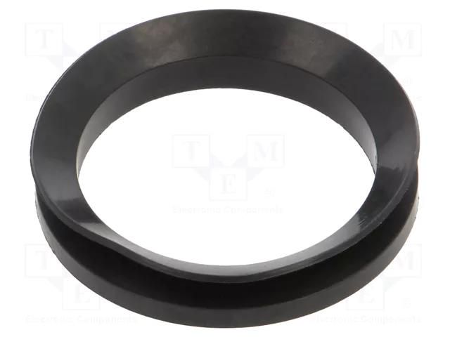 V-ring washer; NBR caoutchouc; Shaft dia: 38÷43mm; L: 9mm; Ø: 36mm ORING USZCZELNIENIA TECHNICZNE VA-36X5X9N40