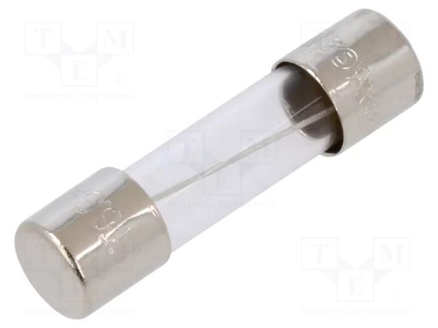 Fuse: fuse; 6.3A; 250VAC; time-lag; cylindrical,glass; 5x20mm; S506 EATON/BUSSMANN BK1-S506-6-3-R