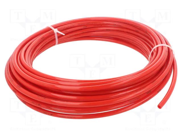Pneumatic tubing; -0.95÷15bar; PAN; Tube in.diam: 5.9mm; red FESTO PAN-8X1.25-RT