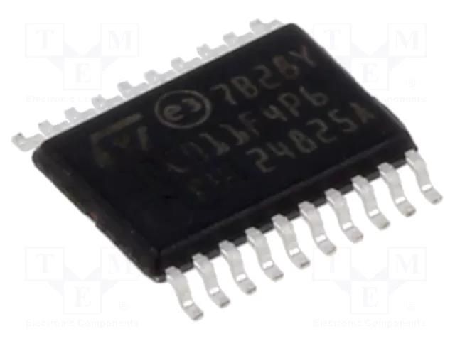 IC: STM32 ARM microcontroller; 48MHz; TSSOP20; 2÷3.6VDC; -40÷85°C STMicroelectronics STM32C011F4P6