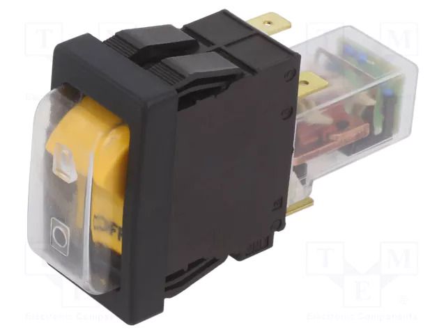 Circuit breaker; 8A; Poles: 1; SNAP-IN; TA45 2P; Leads: connectors SCHURTER TA45-ABTYK080E3-10