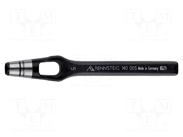 Puncher; for stamping out; 5mm RENNSTEIG REN.1400050