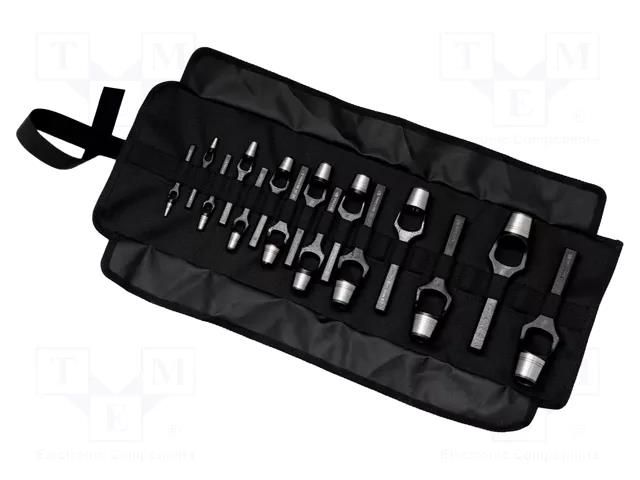 Wad punch; 15pcs. RENNSTEIG REN.1409020