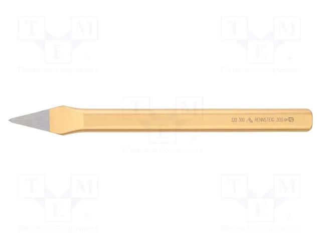 Crosscut chisel; Tipwidth: 9mm; L: 300mm RENNSTEIG REN.3203000