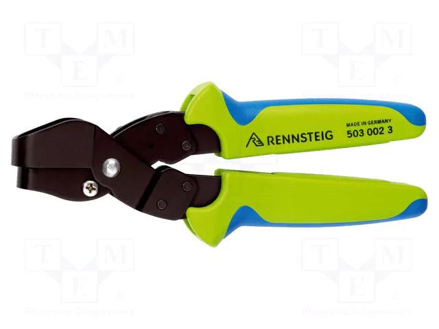 Pliers; notching; Pliers len: 190mm; Cutting width: 16mm; Cut: R8 RENNSTEIG REN.5030023