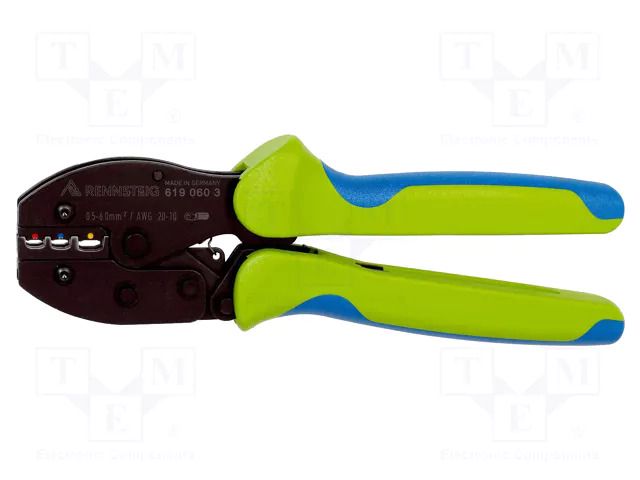 Tool: for crimping; insulated connectors; PEW 9 RENNSTEIG REN.6190603