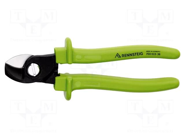 Cutters; 170mm; 35mm2,50mm2,75mm2; Features: blackened tool RENNSTEIG REN.70001536