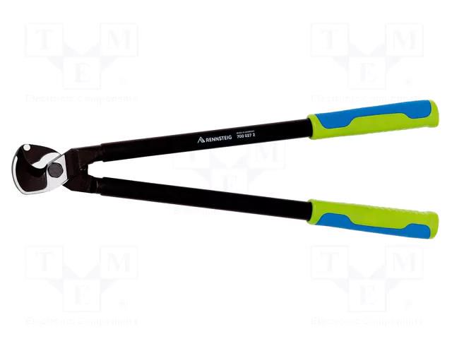 Cutters; 500mm; 140mm2,185mm2,240mm2; Features: blackened tool RENNSTEIG REN.7000272