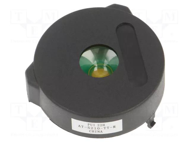 Sound transducer: piezo signaller; without built-in generator PUI AUDIO AT-5210-TT-R
