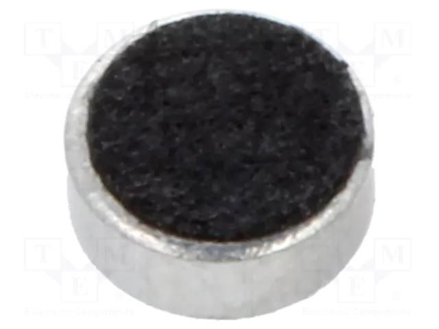 Microphone; condenser; 20÷20000Hz; 2.2kΩ; Ø4x1.5mm; 500uA; 1÷10V PUI AUDIO TOM-1537L-HD-R