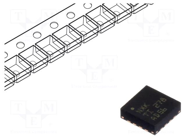 IC: PMIC; battery charging controller; Iout: 1.5A; 4.2V; VQFN16 TEXAS INSTRUMENTS BQ24074RGTT