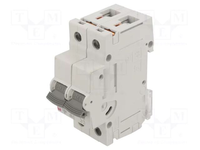 Circuit breaker; 230/400VAC; Inom: 6A; Poles: 2; Charact: C; 10kA ETI POLAM 270621101