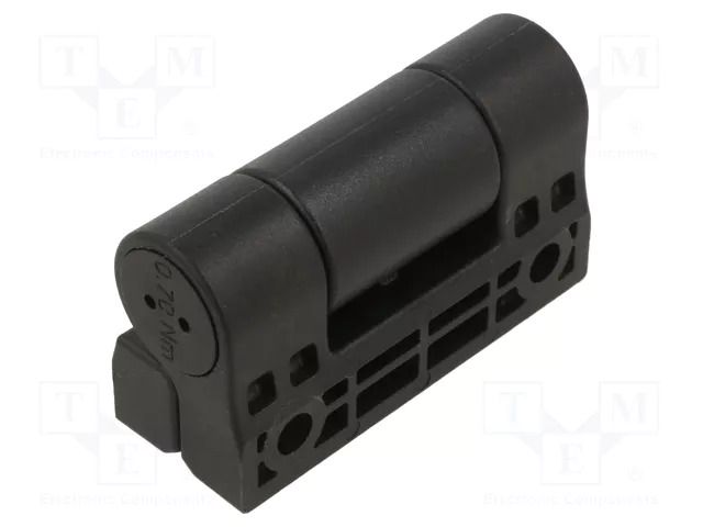 Hinge; Width: 55mm; technopolymer PA; black; H: 67mm ELESA+GANTER CFMR.67-NO-070