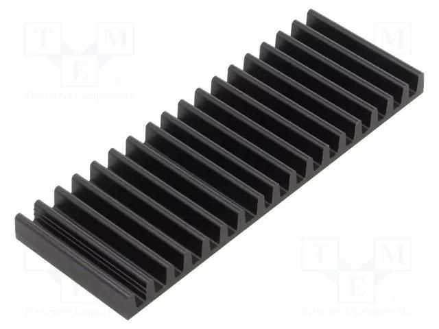 Heatsink: extruded; L: 50mm; W: 140mm; H: 10mm; aluminium; anodized FISCHER ELEKTRONIK SK/695/50/SA