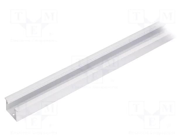 Profiles for LED modules; white; L: 2m; LINEA-IN20; aluminium TOPMET TOP-LINEAIN20/WH-2
