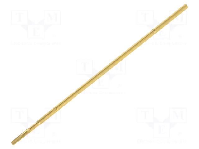 Test probe socket; series 15; Application: series 15; soldered FIXTEST S15.00-L