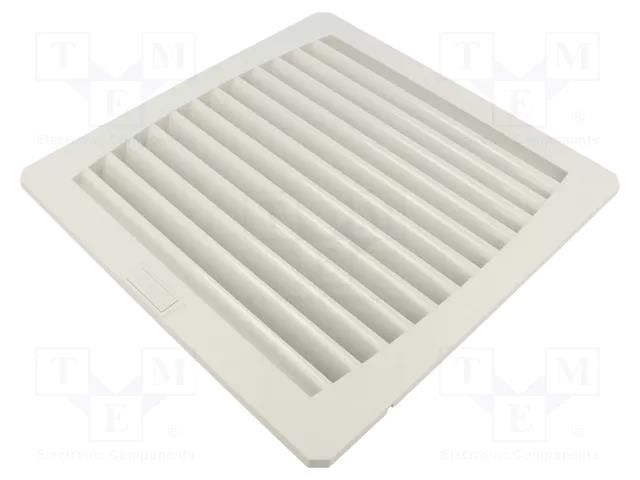 Filter; Cutout: 223x223mm; D: 38mm; IP54; Mounting: push-in; grey WEIDMÜLLER EF-40-54-GY