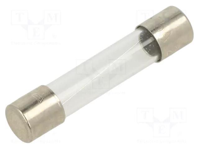 Fuse: fuse; 3.15A; 250VAC; quick blow; glass; 6.3x32mm; FSA; brass OPTIFUSE FSA-3.15A