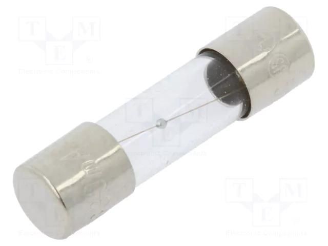 Fuse: fuse; 630mA; 250VAC; medium time-lag; glass; 5x20mm; brass OPTIFUSE MSC-630MA