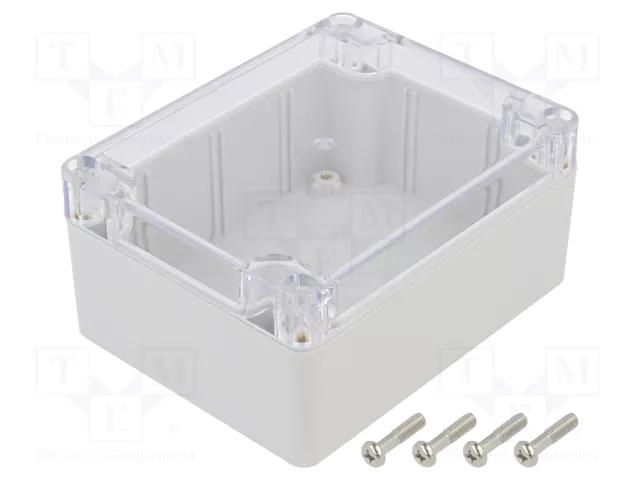 Enclosure: multipurpose; X: 90mm; Y: 115mm; Z: 55mm; polycarbonate GAINTA P212C-IP68