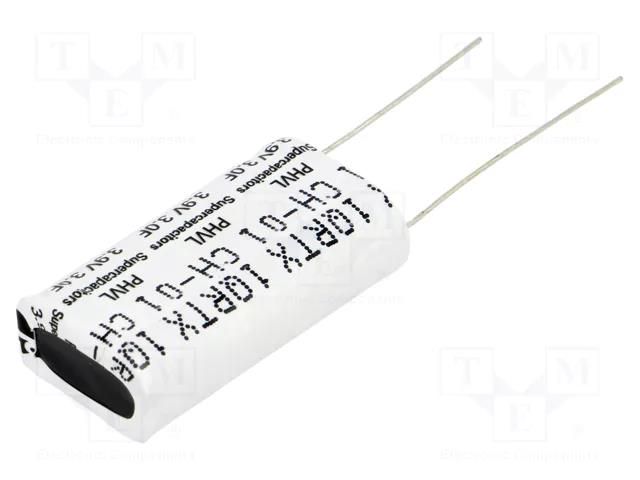 Supercapacitor; THT; 3F; 3.9VDC; -10÷30%; Body dim: 9x17.3x32.5mm EATON ELECTRONICS PHVL-3R9V305-R