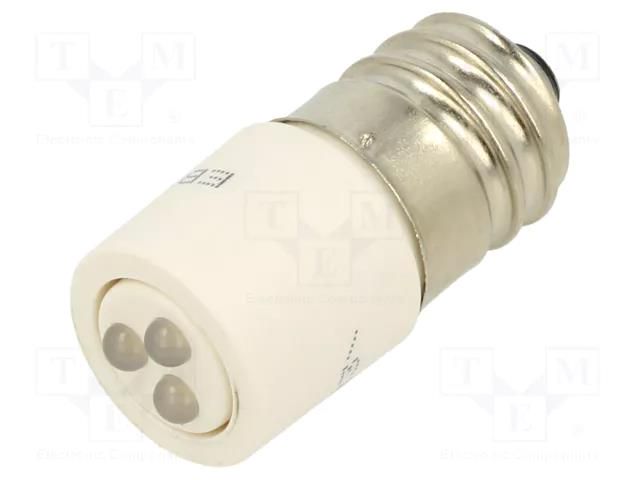 LED lamp; white; E14; 24VDC; 24VAC; plastic; -20÷60°C CML INNOVATIVE TECHNOLOGIES 1863635W3D