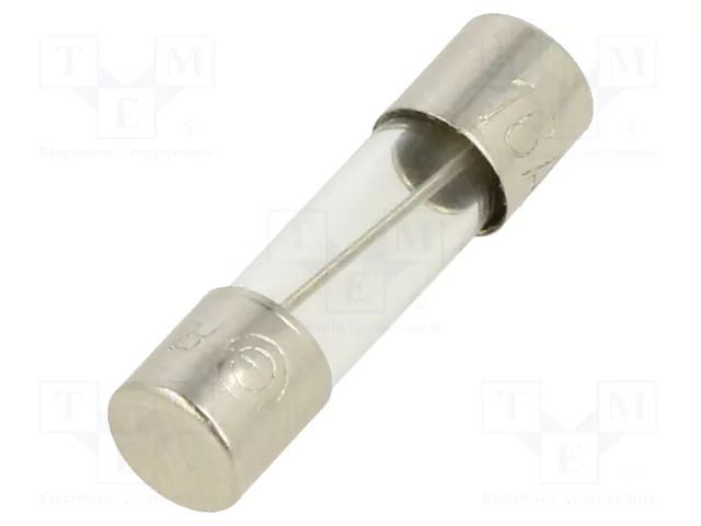 Fuse: fuse; 16A; 250VAC; quick blow; glass; 5x20mm; bulk OPTIFUSE FSC-16A