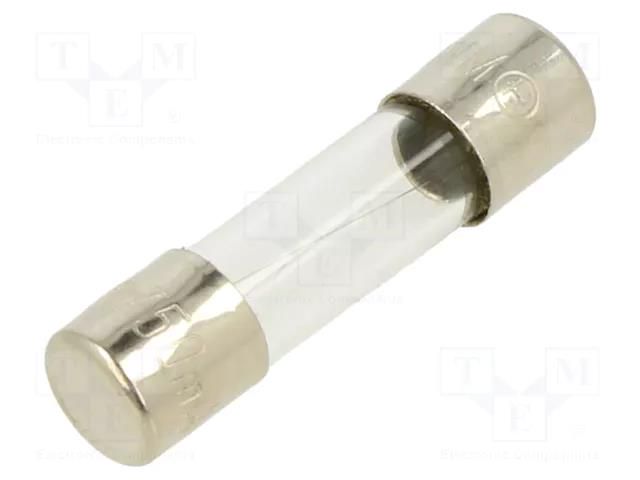 Fuse: fuse; 750mA; 250VAC; quick blow; glass; 5x20mm; bulk OPTIFUSE FSC-750MA