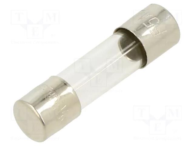 Fuse: fuse; 5A; 250VAC; quick blow; glass; 5x20mm; brass; bulk OPTIFUSE FSD-5A