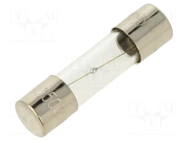 Fuse: fuse; 1.5A; 250VAC; medium time-lag; glass; 5x20mm; brass OPTIFUSE MSC-1.5A