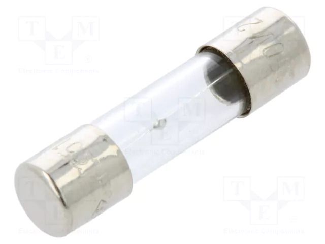 Fuse: fuse; 2A; 250VAC; medium time-lag; glass; 5x20mm; brass; bulk OPTIFUSE MSC-2A