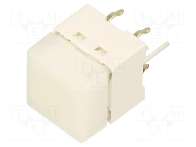 Switch: keypad; Pos: 2; SPST-NO; 0.05A/24VDC; green; THT; 1.57N; IP00 OMRON Electronic Components B3W-9000-G1N